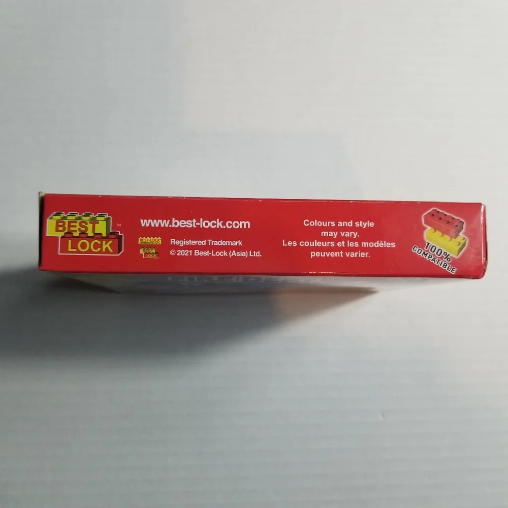 NEW IN BOX BEST LOCK LEGO COMPATIBLE FIRE DEPT. FIRE TRUCK